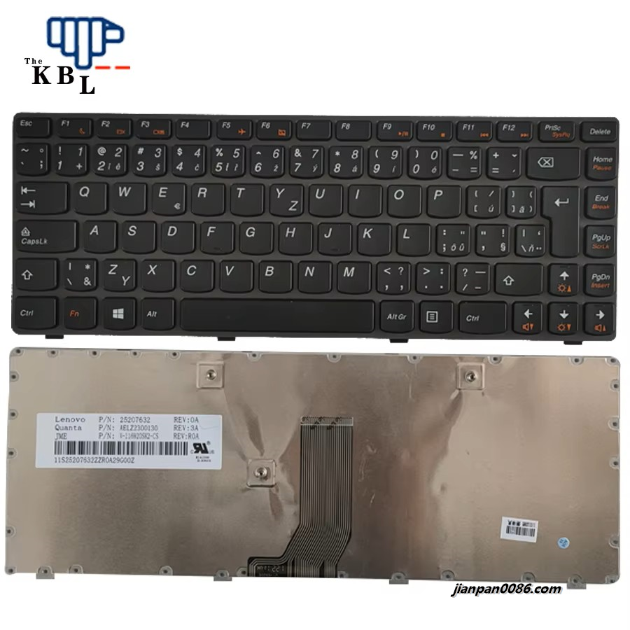Picture of Original New Czech Language For Lenovo G480 G480A G485 G485A Laptop Keyboard 25207632 V-116920SK2-CS 36PTDH2790