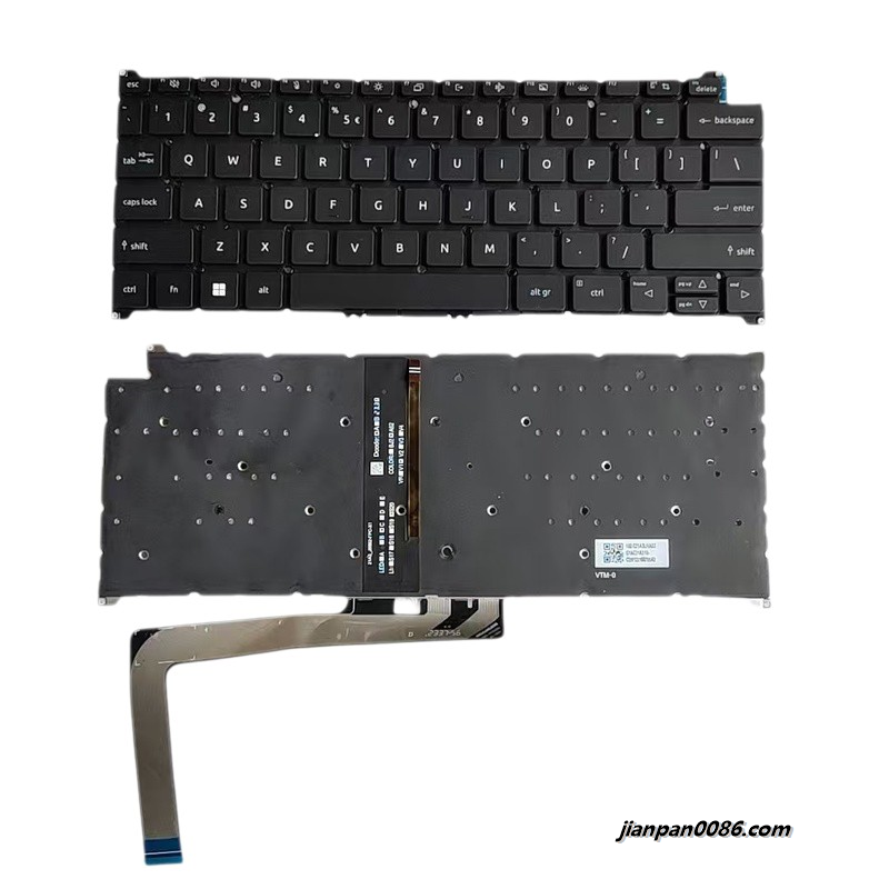 Picture of Oraginal New US Layout For Acer Swift SF314-51 Black Backlit Laptop Keyboard NKI13131TY PK133TO1A00 F046