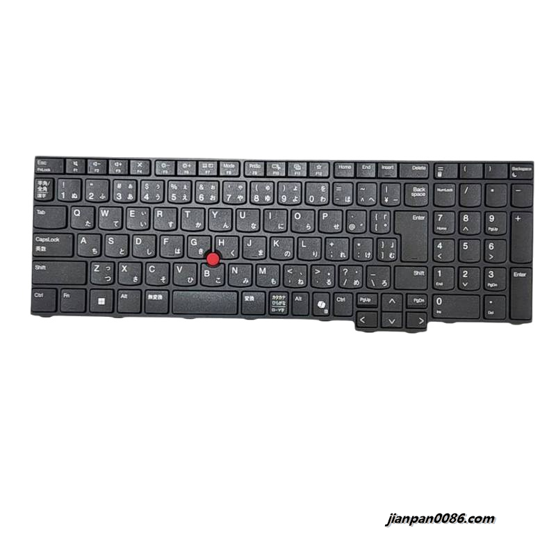 Picture of Original New Japanese Language For Lenovo Thinkpad T16 Laptop Keyboard WithAI SG-B6650-2VA SN3C03X00 FRU NO.5N21M39855 C150 