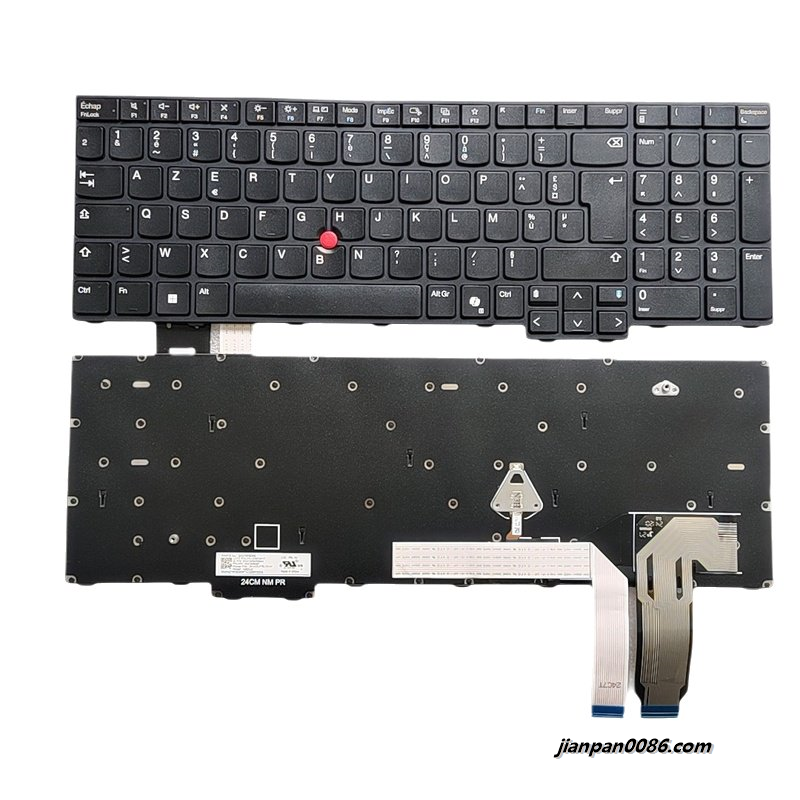 Picture of Original New French Language For Lenovo Thinkpad T16 Nobacklit Laptop Keyboard WithAI 2H-ADUFR70141 PK1338Z3A17 SN21M39359 P/N:21M39497 S066