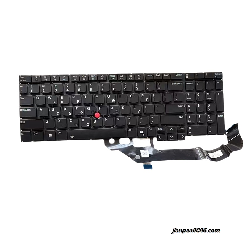 Picture of Original New Greece Language For Lenovo ThinkPad E16 Gen1 Black Backlit Laptop Keyboard AI 2H-BDUGRL70132 SN21P41408 PK1339G5B02 S064