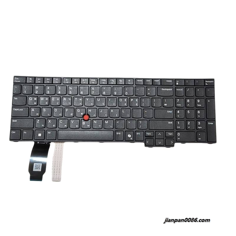 Picture of Original New Korean Language For Lenovo ThinkPad T16 Black NoBacklit Laptop Keyboard SG-B6650-XRA SN3C03X00 FRU NO.5N21M39859 PK1338Z2A05 C150