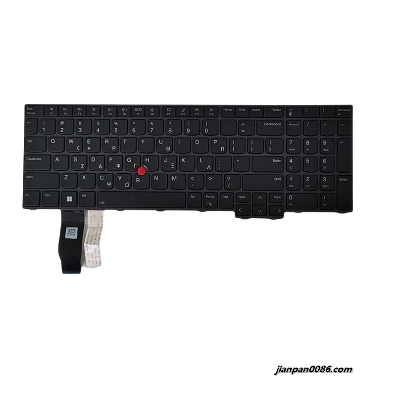 Picture of Original New Greece Language For Lenovo Thinkpad T16 Gen3 Backlit Laptop Keyboard 2H-BDUGR70121 SN21K04942  PK132XX3B02 FRU P/N:5N21K05164 S061