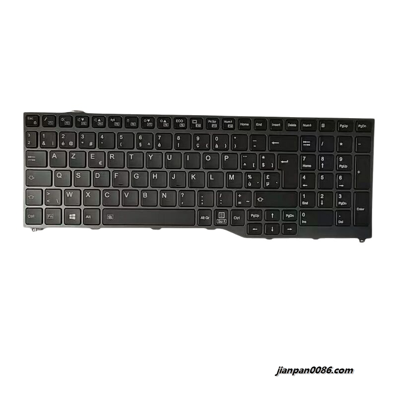 Picture of Original New Belgium Layout For Fujitsu Lifebook U757 U747 Backlight Laptop Keyboard OJM16J9600JD859 CP740731-051B 17167 1TDH9201