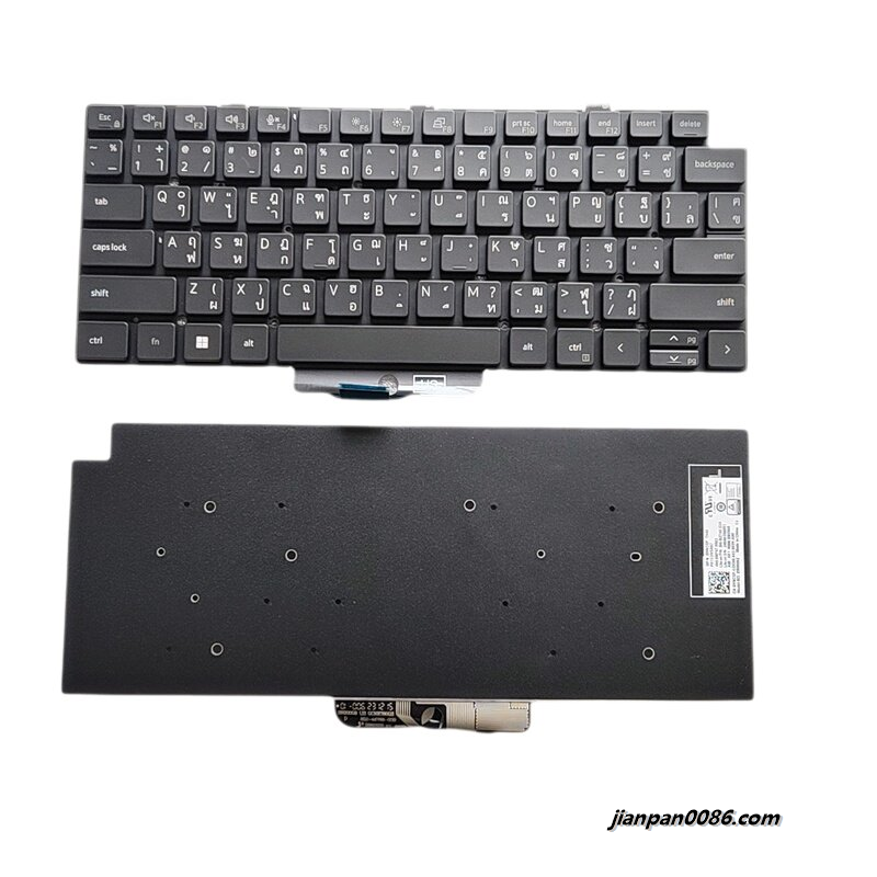 Picture of Original New Thailand Layout For Dell Latitude 7320 Nobacklit Laptop Keyboard SG-B2740-33A SN2005Z PK133IV3A07 DP/N:0HNCDF S058