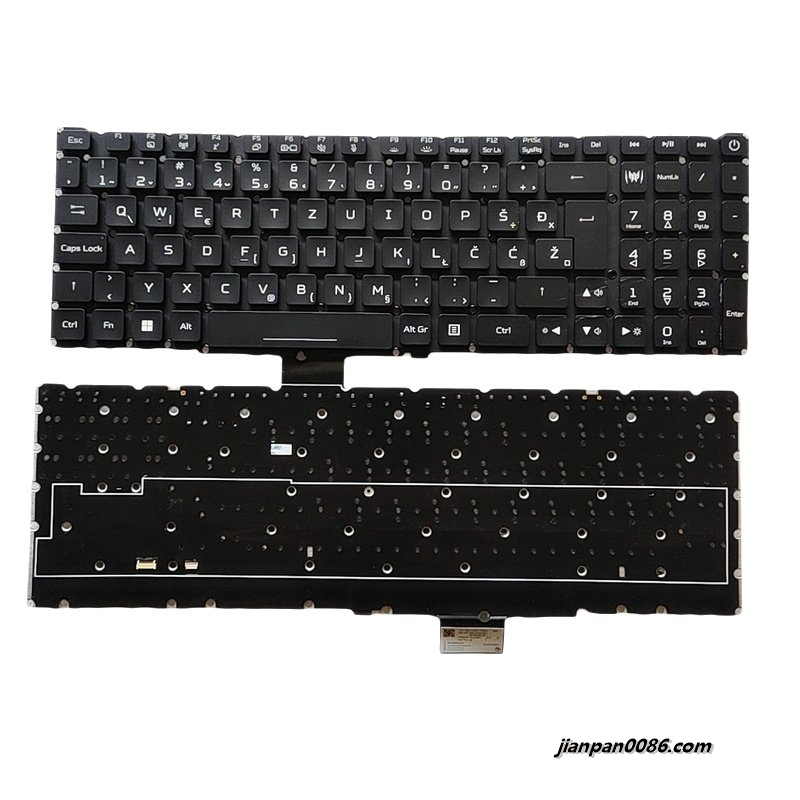 Picture of Original New SA SL YU Layout For Acer Predator Helios 16 PH16-71 Backlit Laptop Keyboard NKI15131WU PK133MQ1A27 F055
