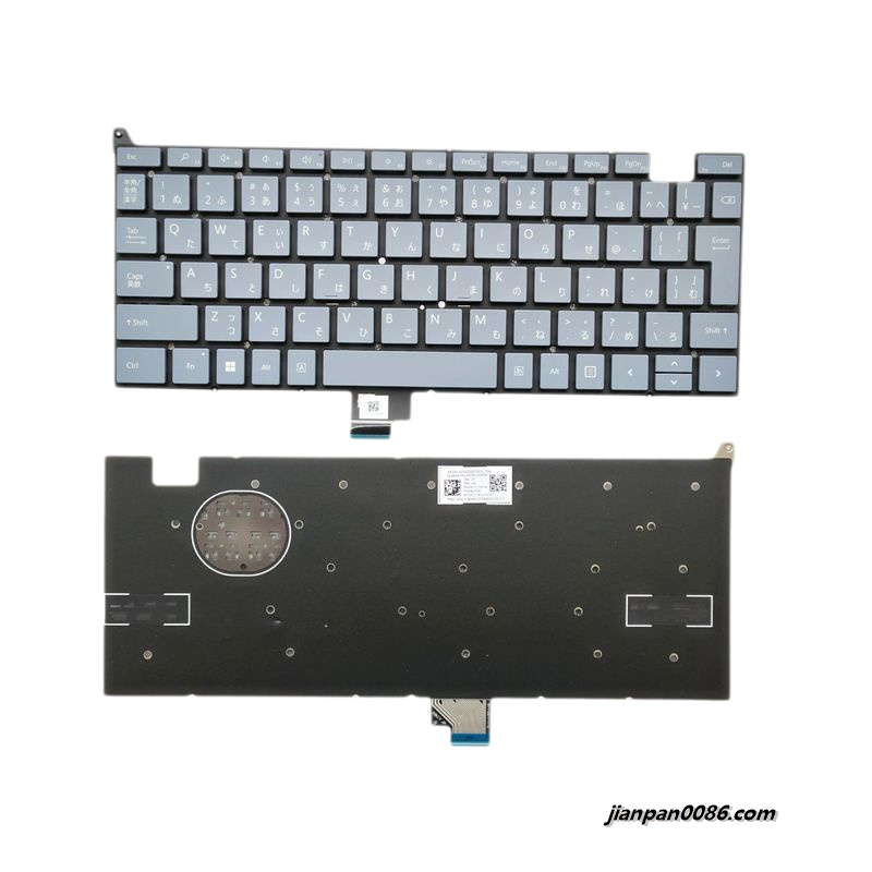 Picture of Original New Japanese Language For Microsoft Surface Laptop Go 1943 12.4 Sky blue Keyboard 2H-ACYJPQ10721 B119