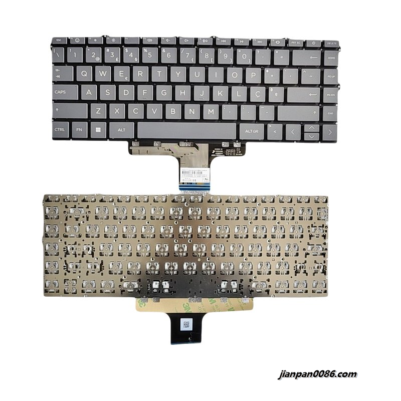 Picture of Original New PT Portugal Layout For HP 14-DW NoBacklit Black Laptop Keyboard SG-B3920-XPA SN19B90X30 S069