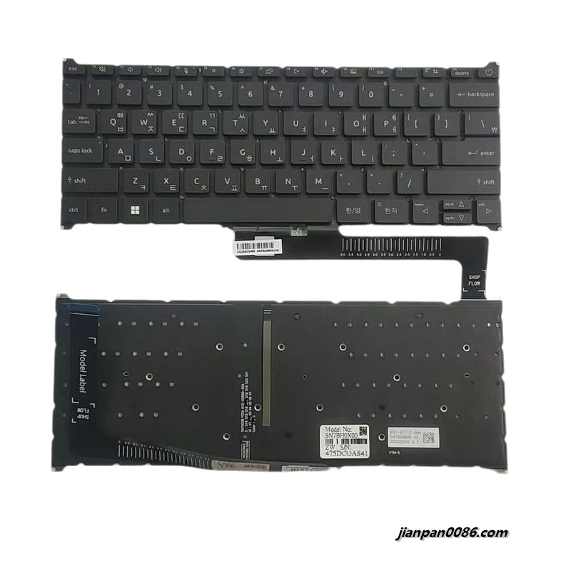 Picture of Original New KR Korean Layout For Acer A715-51G Black Backlight Laptop Keyboard SN:NK.I131B.04J  SN7BQ0B00 17458 3PTDH9277