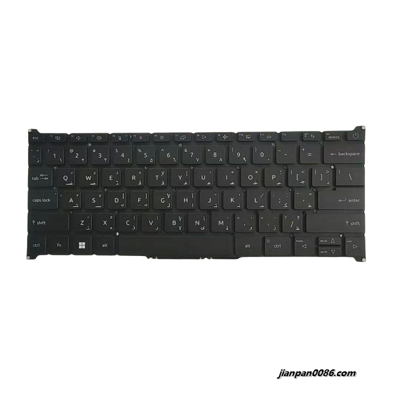Picture of Original New Arabic Layout For Acer A715-51G Black Backlight Laptop Keyboard SN7BQ0B00 17453 4PTDH9277