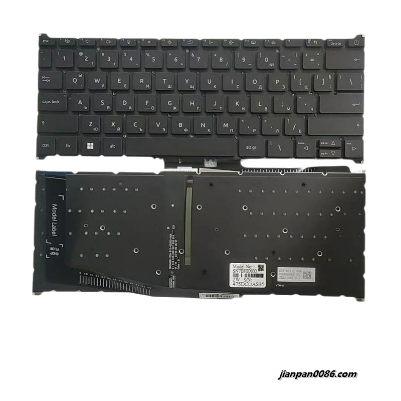Picture of Original New BG Bulgaria Layout For Acer A715-51G Black Backlight Laptop Keyboard NK.I131B.04J SN7BQ0B00 17459 3PTDH9277