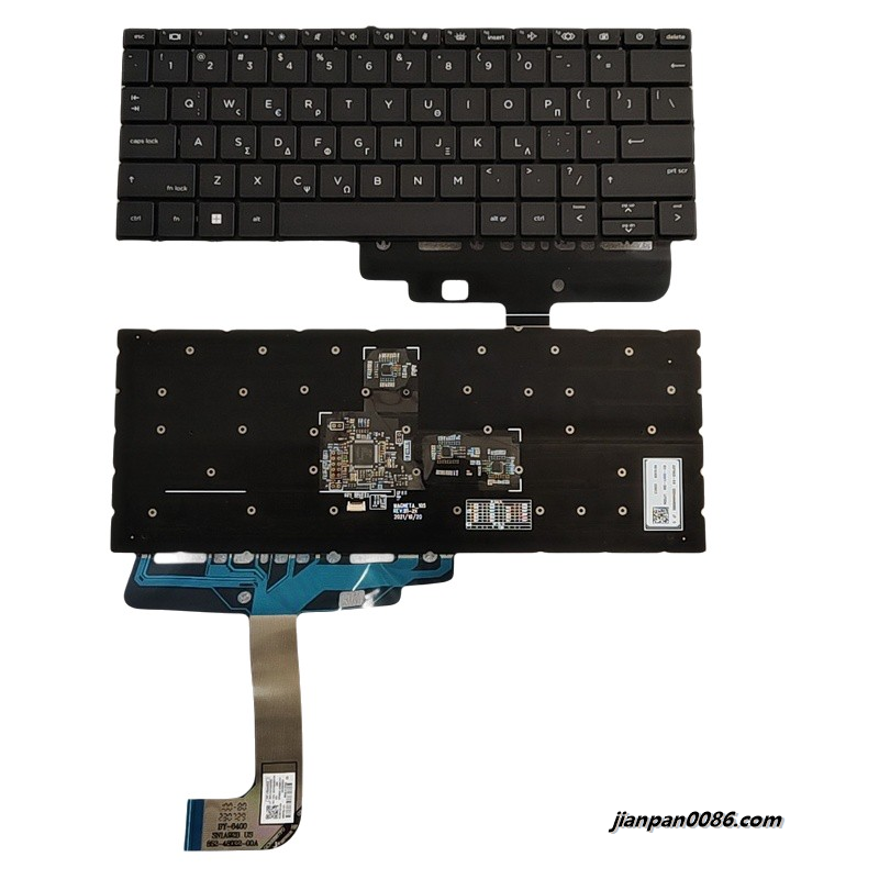 Picture of Original New Greece Language For HP ZBook Studio G9 Black Laptop Colour Backlight Keyboard SG-6120-X2A L91-00LOSN SN1B92B31 S0801