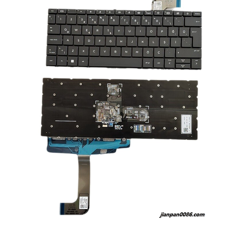 Picture of Original New TQ Turkey Layout For HP ZBook G9 Colour Backlit Laptop Keyboard SG-6120-28A SN1B92B31 N10945-141 N50700-141 S085