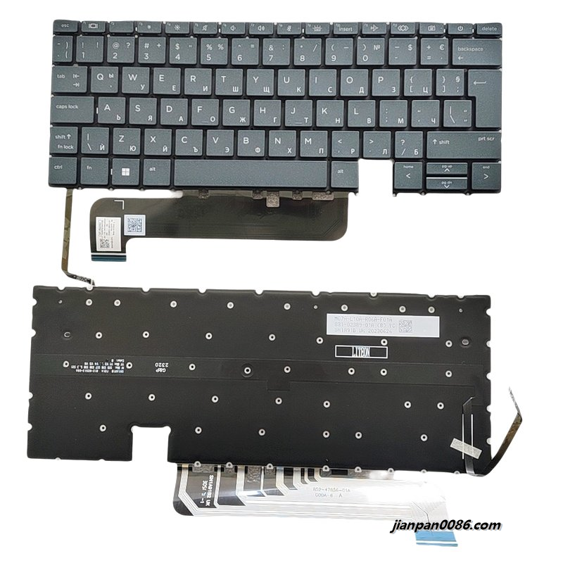 Picture of Original New BG Bulgaria Language For HP Elite Dragonfly G3 Grayish Green Laptop Keyboard SG-B1030-27A SN1A91B S179 NO8579-261