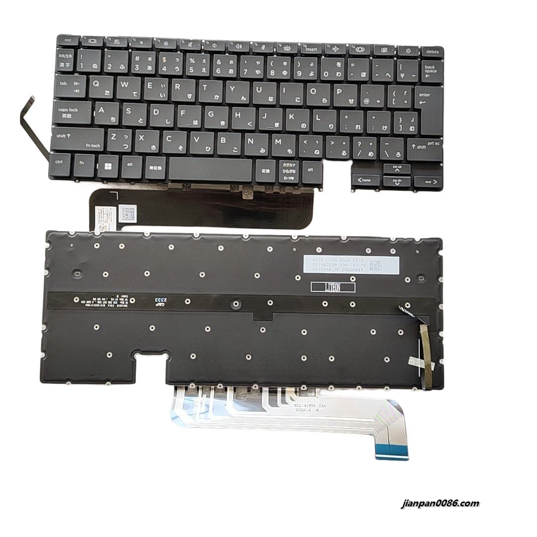 Picture of Original Black Japanese Layout For HP Elite Dragonfly Folio G3 Backlight Laptop Keyboard SG-B6230-2VA S251 NO8584-291 SN1B91B41