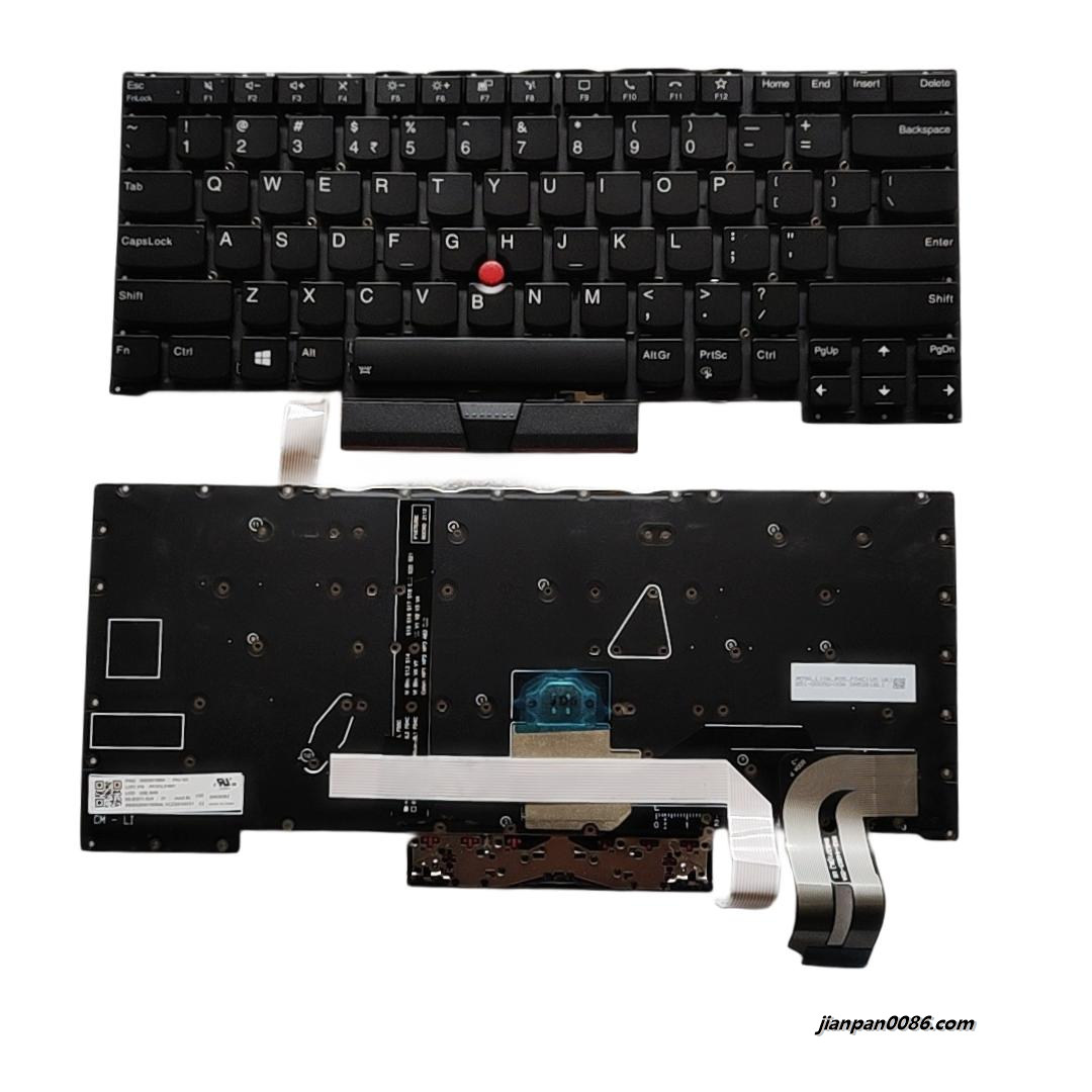Picture of Oraginal New US Language For Lenovo Thinkpad T490S Backlit Laptop Keyboard SG-3211-XUA SN5392BZ PK131L51B01 F056
