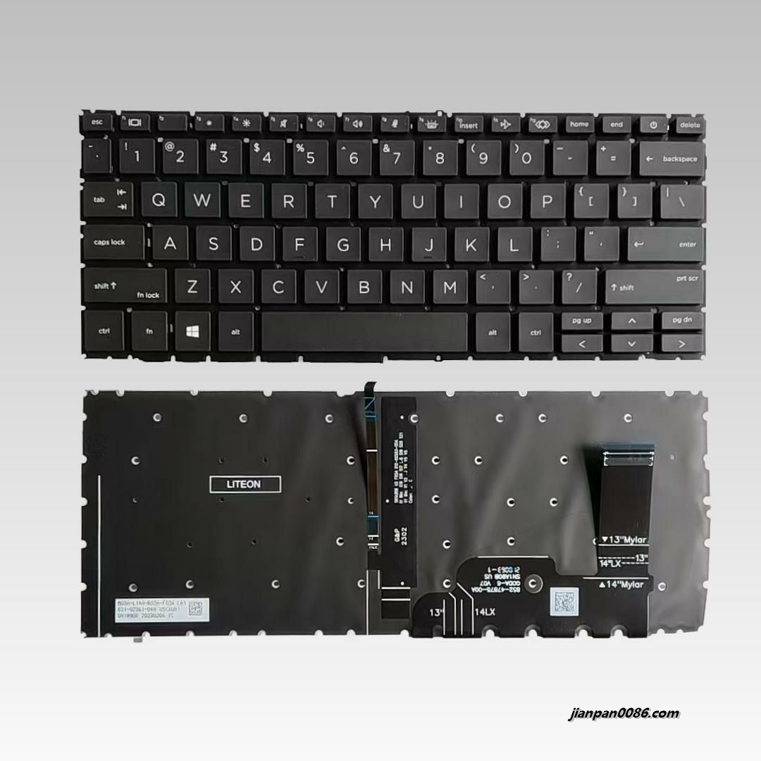 Picture of Original New US Language For HP ELITEBOOK 840 G9 Black Laptop Keyboard SG-B1010-XUA SN1A90B F048