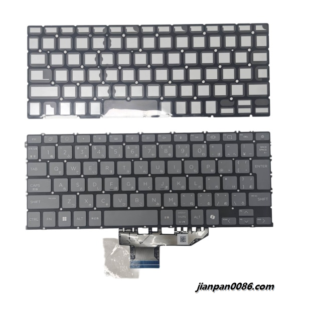 Picture of Original New Japanese Language For Liteon SG-C1980-2VA GREY Laptop Keyboard SN1D63B10 E927 HK