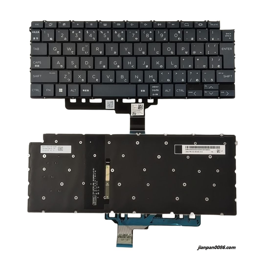 Picture of Original New Japanese Layout For HP 14-EU Backlit Blue Laptop Keyboard SG-B5340-2VA SN1B62B30 4PA836