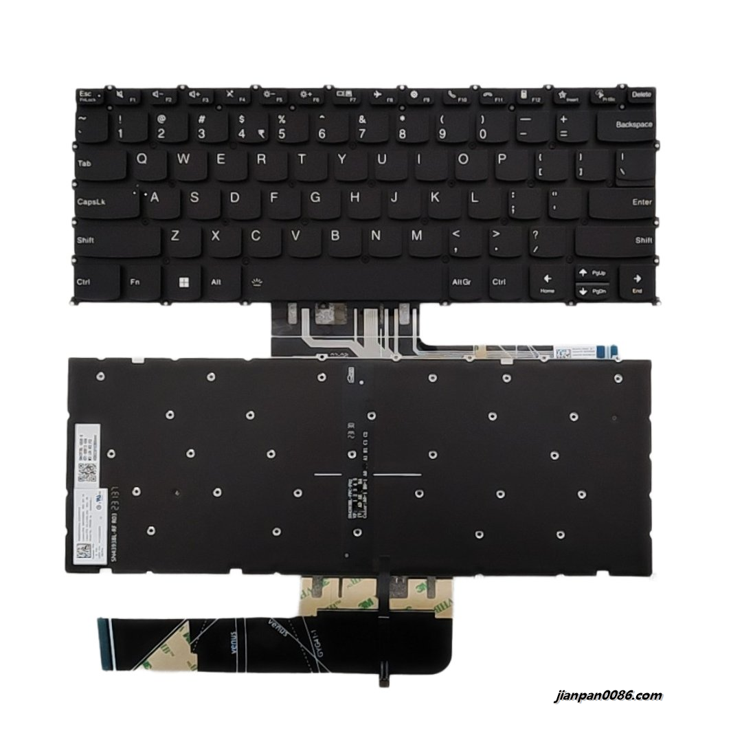 Picture of Original New For Lenovo Air14 US Backlight Black Laptop Keyboard SG-1990-3EA SN4393BL4 PK132G52B09 S246