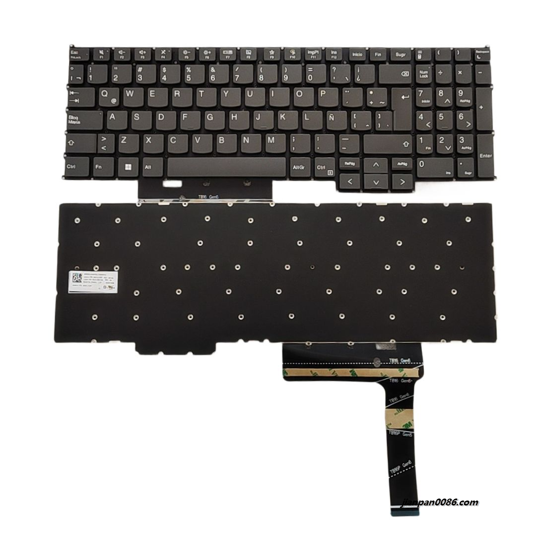 Picture of Original New Latin Language For Lenovo ThinkBook16 NoBacklit Laptop Keyboard SG-A1890-74A SN3B12X00 S298