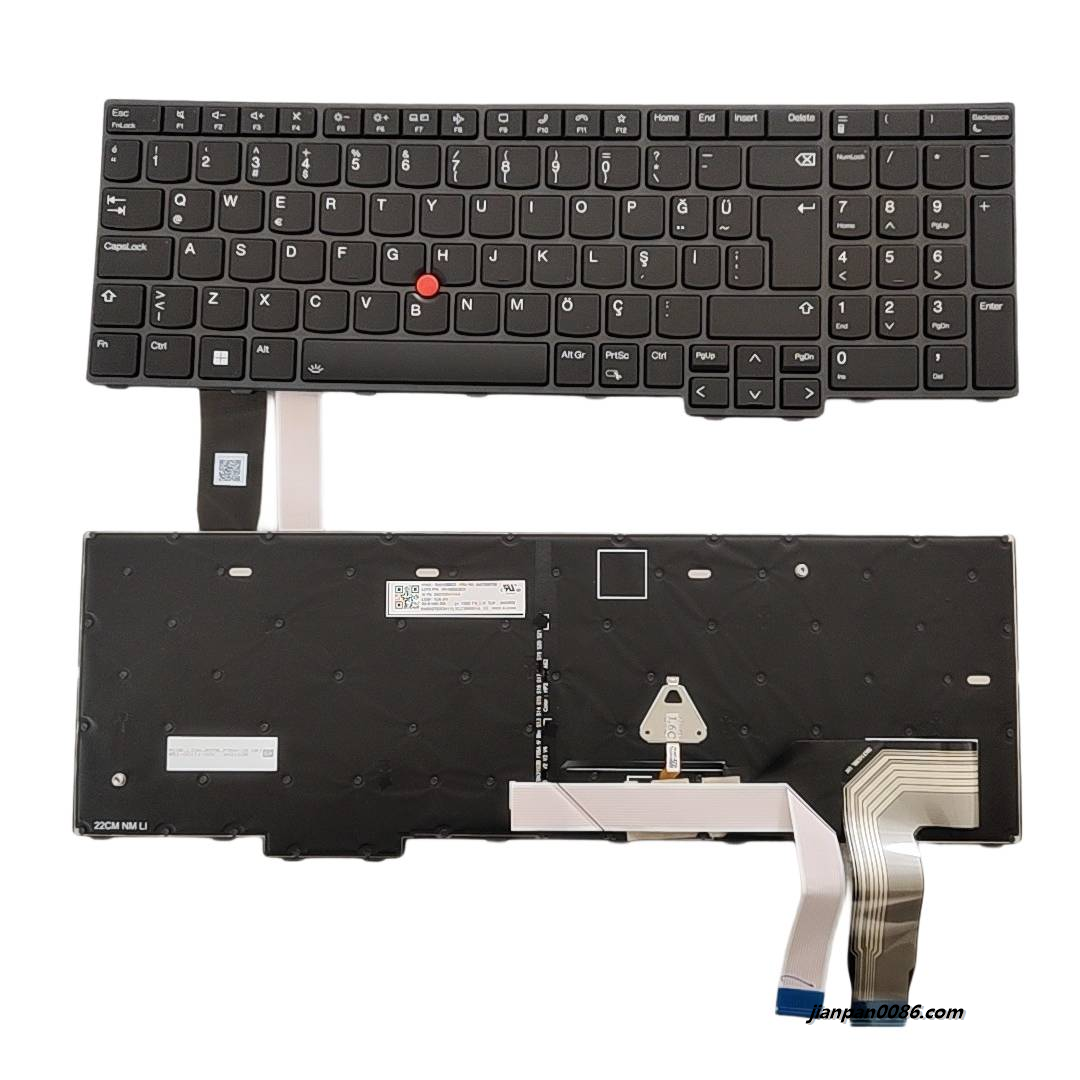Picture of Original New Turkey Layout For Lenovo Thinkpad T16 P16s Gen1 Backlit With Point Stick Laptop Keyboard SG-B1550-28A SN3103B PK132D62B22 S360