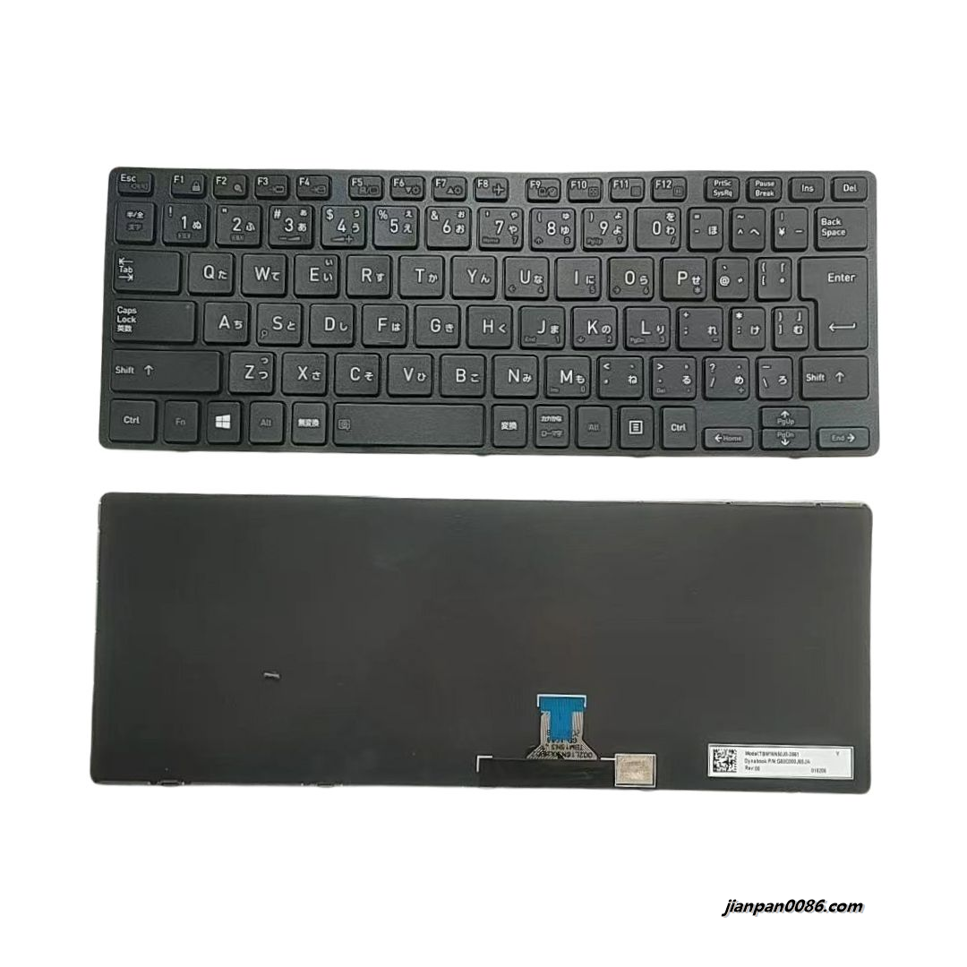 Picture of Original New Japanese Layout For Toshiba Tecra X40-D Laptop Keyboard TBM19B20J0-3564 TDH9661