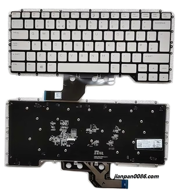 Picture of Original New UK Layout For DELL Alienware M15 R2 R3 Backlight Laptop Keyboard V185125BK2 PK132VR2D15