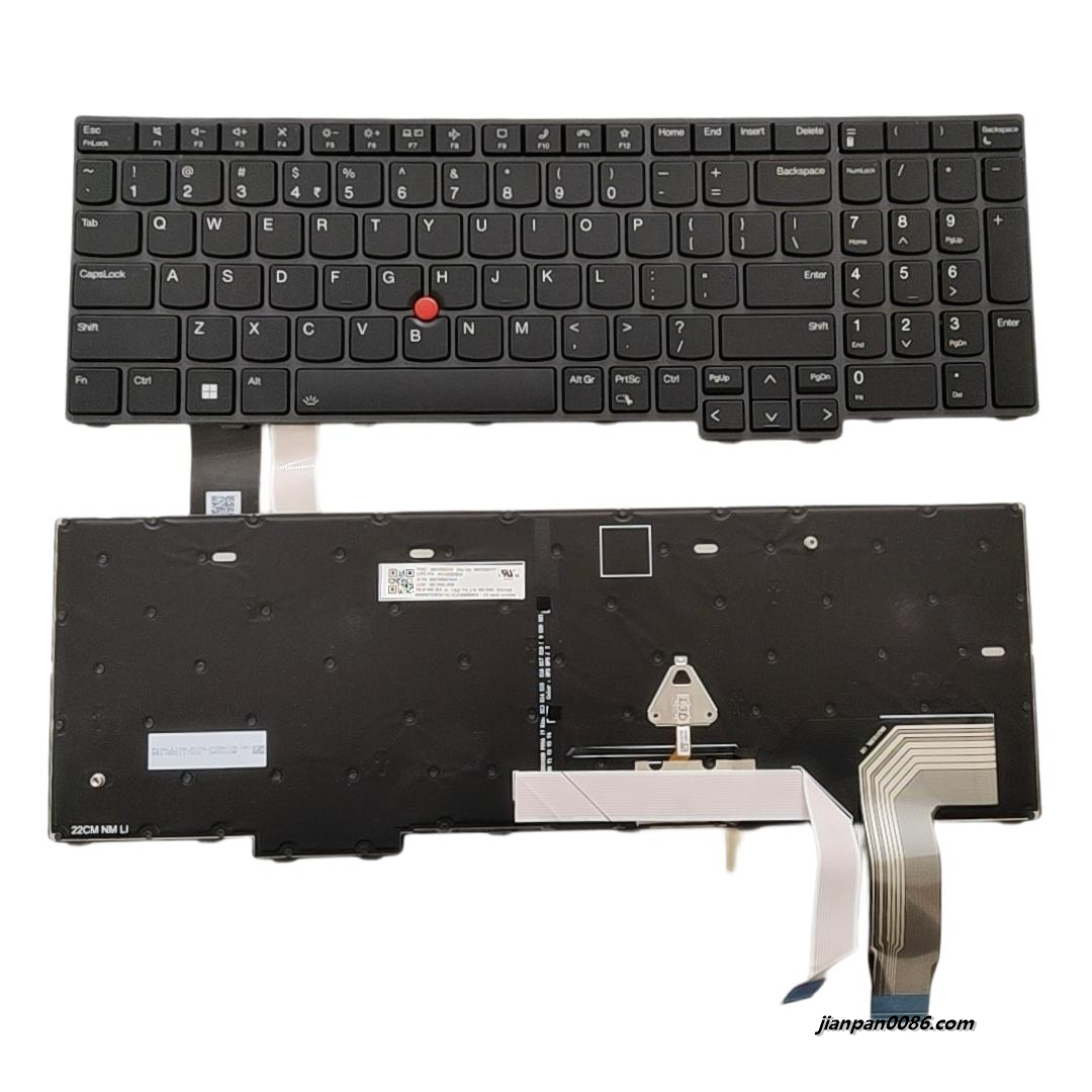 Picture of Original New India Language For Lenovo ThinkPad T16 Black Backlit Laptop Keyboard SG-B1450-3EA SN3103B PK132D62B09 S387