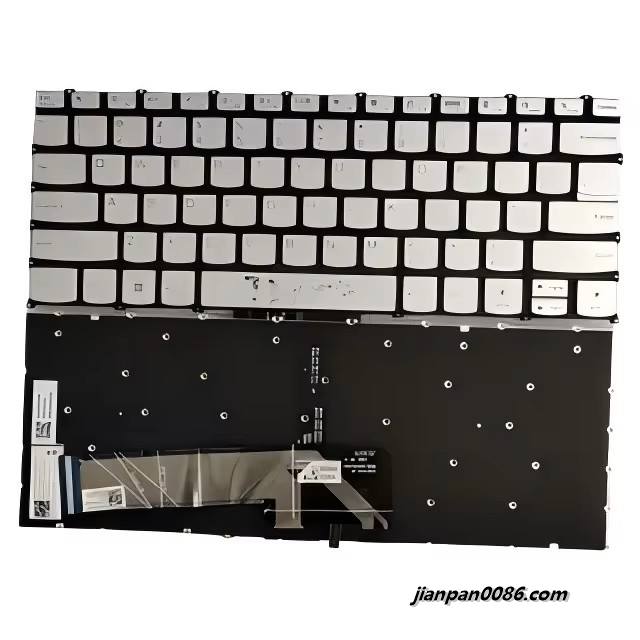 Picture of Original New US Language For Lenovo Air14  Sliver Genuine Backlit Laptop Keyboard SN21F38140 PK131RW1F00