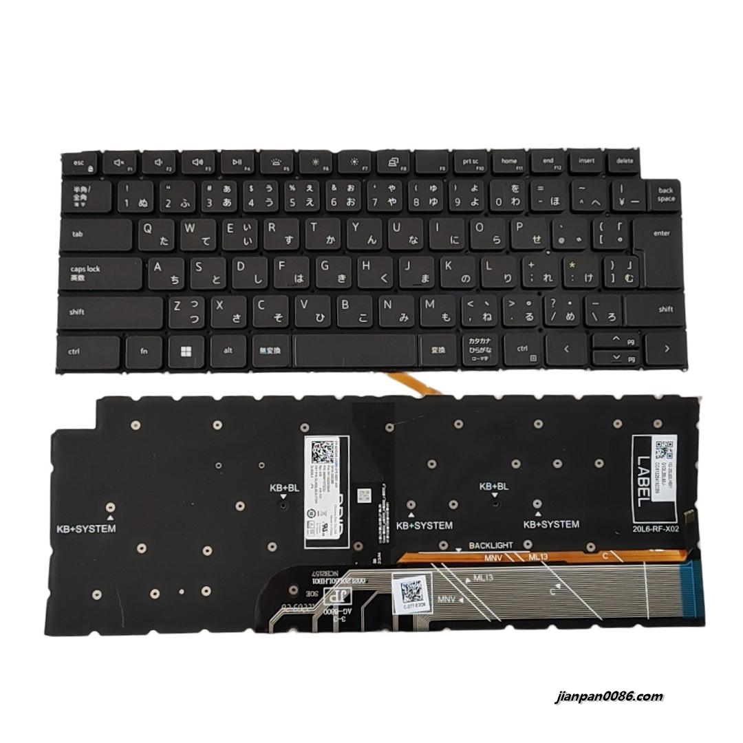 Picture of Original New Japanes Layout For DELL 3420 Backlit Black Laptop Keyboard DLM20L60J0728W PK133ZW3B45 DP/N03XD9R S409