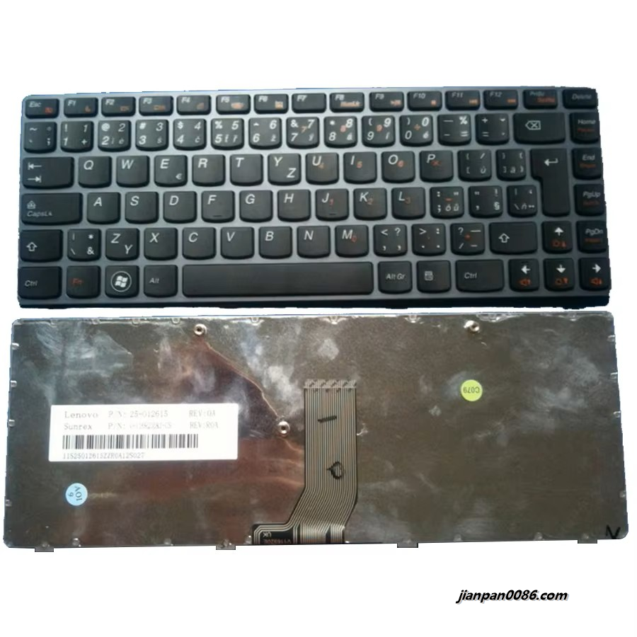 Picture of Oraginal New CZ SK Language For Lenovo IdeaPad G470 G475 B470 V470 Laptop Keyboard 25-012615