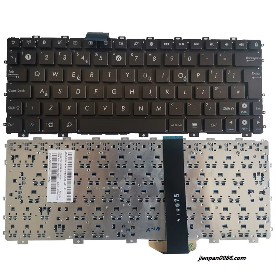Picture of Oraginal New UK Language For Asus 10-15 Laptop Keyboard 0KNA-Z61UK09 0KNK0-0150UK00