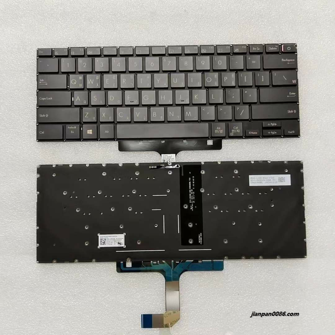 Picture of Original New Korean KR Language For Asus UX393 SN5016B Black Laptop Keyboard SG-A1230-XRA 40PTDH6278