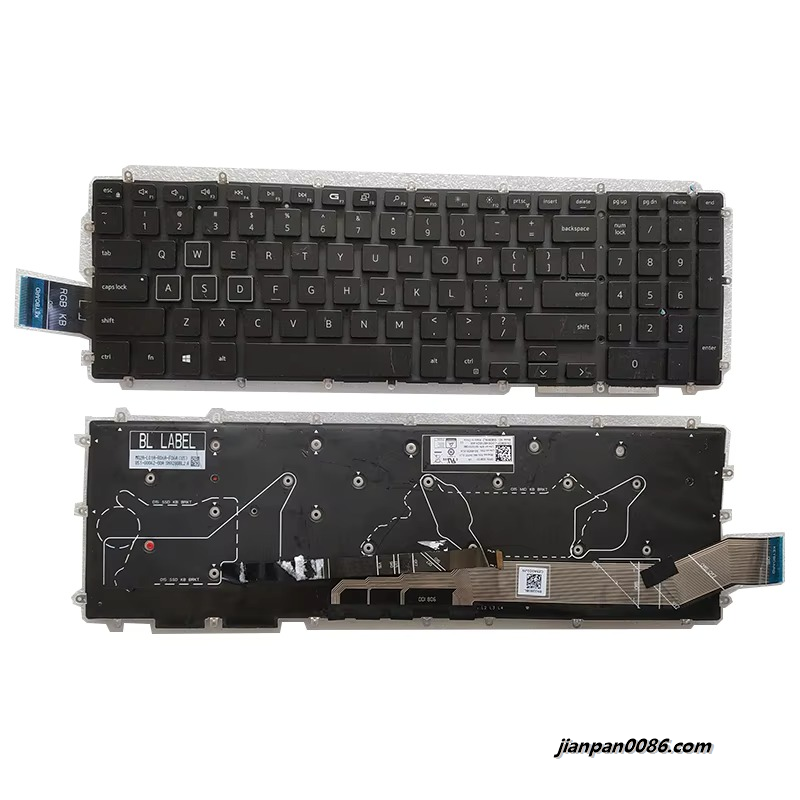 Picture of Original New US Language For Dell G3-3579 3779 3590 G5-5587 5590 Black BacklitLaptop Keyboard SG-95020-XUA SN8280BL2 40PTDH4632