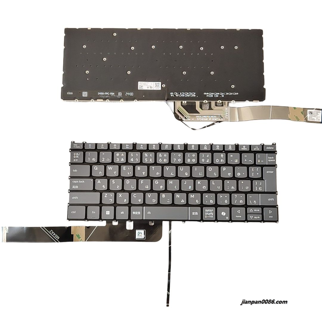 Picture of Original New Japanese Layout  For Lenovo Yoga Pro7 Grey Backlight Laptop Keyboard LCM24B80J0J686 SN21Q23786 S417