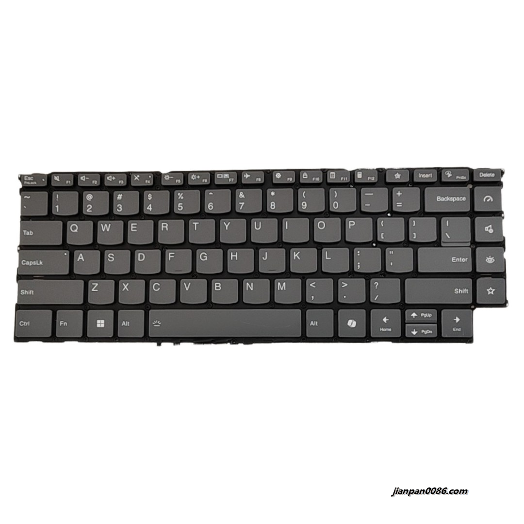Picture of Oraginal AI New US For Lenovo Yoga9 14 Grey Backlit Laptop Keyboard SG-B5840-XUA SN21M77381 S421 
