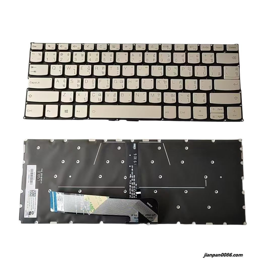 Picture of Original New Thailand Language For Lenovo Yoga 530-14 Backlit Laptop Keyboard LCM17J63T0J6864 SN20U40055 PK131FH1E08 S47