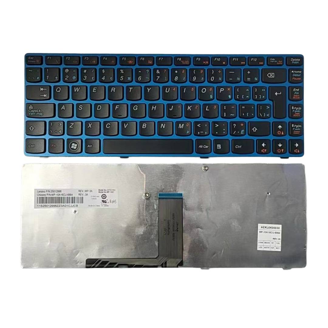Picture of Original New CU Canada Layout For Lenovo Z370 Laptop Black Keyboard MP-10A16CU-6964 2012996 16621 8PTDH9180