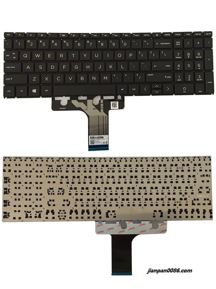 Picture of Original New US Language For HP 15-EG Black Laptop Keyboard HPM19N83US39304 M45445-001 1PE605