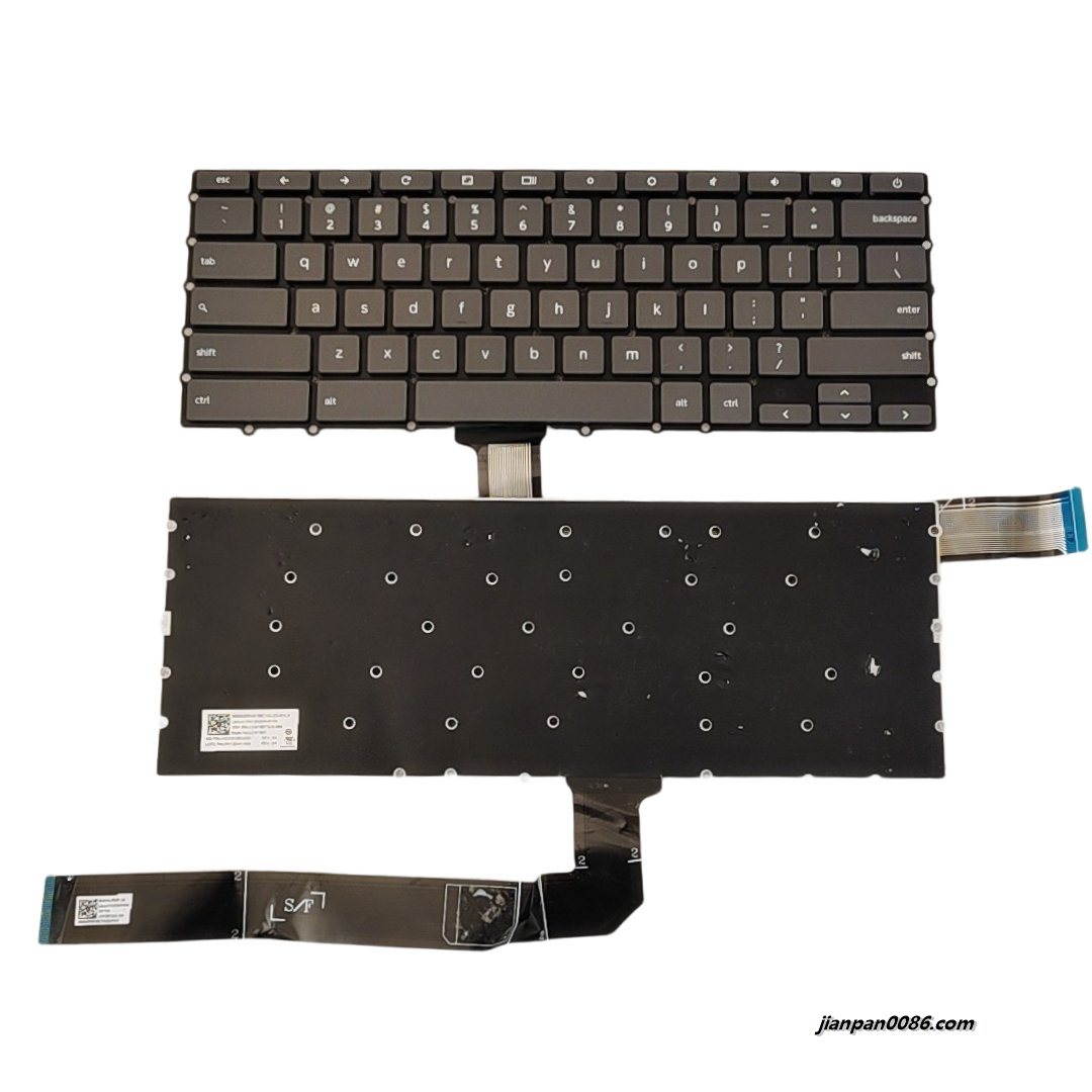 Picture of Original New US Language For Lenovo Chromebook 14E Nobacklit Laptop Keyboard LCM18B73US-686 SN20R49156 PK1324Y1A00 S423