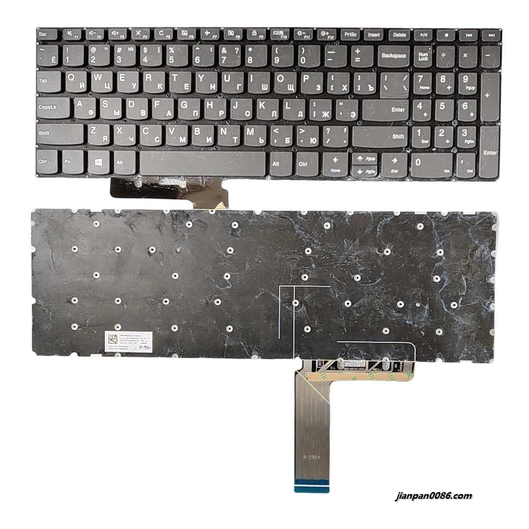 Picture of Oraginal New Russian Language For Lenovo 330-15 Grey Genuine NoBacklit Laptop Keyboard SG-86420-XAA SN20M62944 PK131E03A05 S487