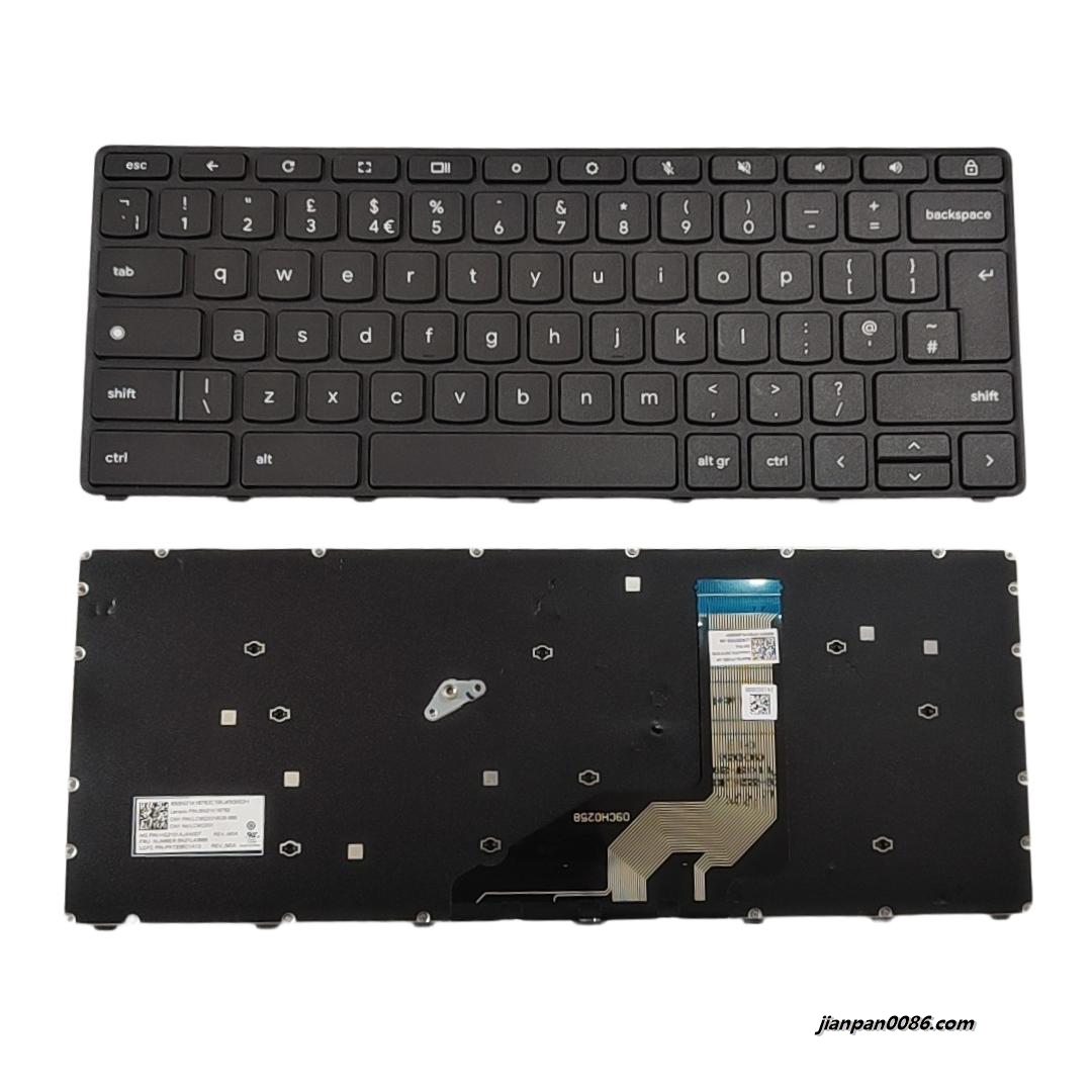 Picture of Original New UK Language For Lenovo 100E N24 Laptop Keyboard PK133BC1A13 SN21K16782 S410