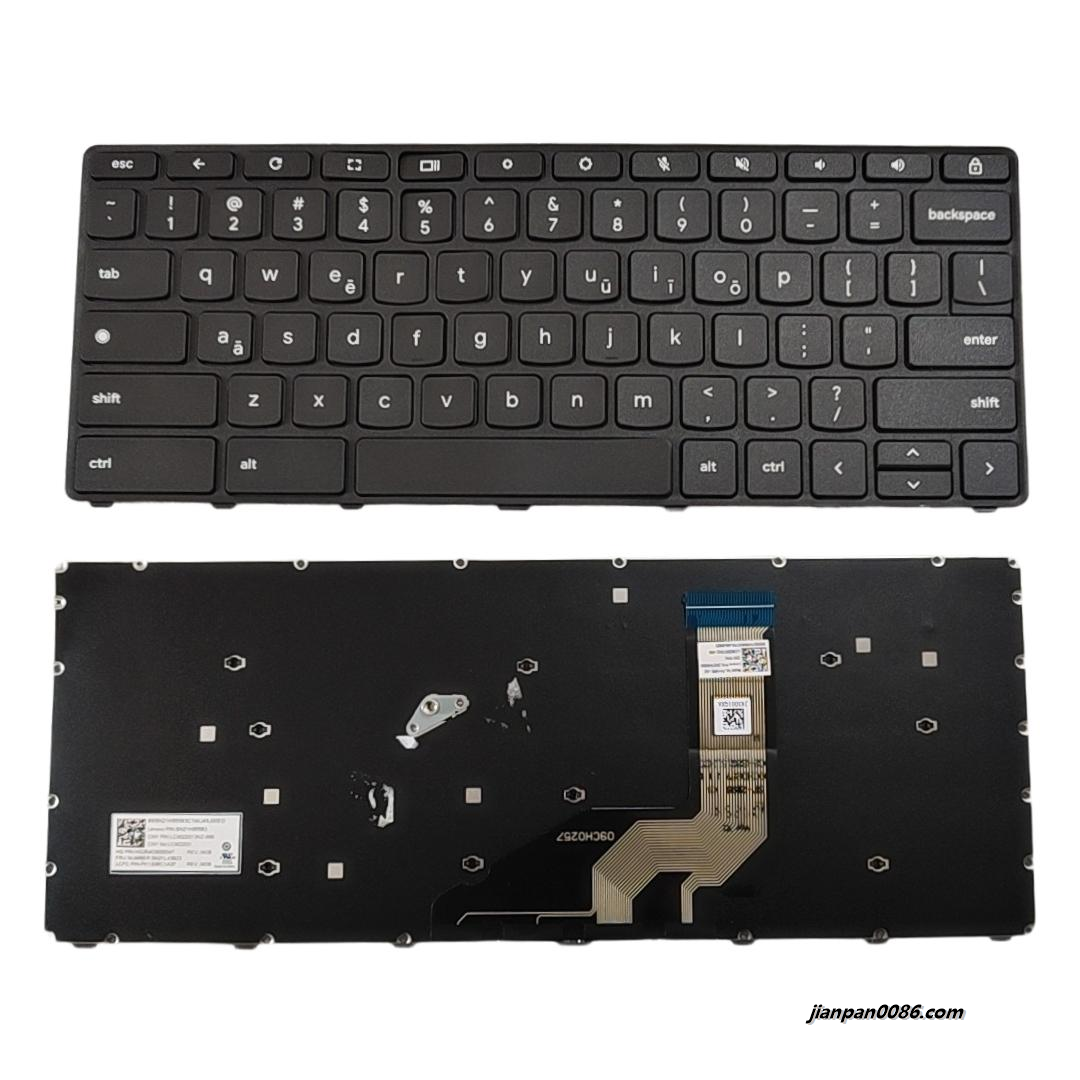 Picture of Original New MOB Language For Lenovo Chromebook 100E N24 Laptop Keyboard PK1330BC1A37 SN21K165583 S410
