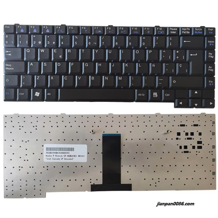 Picture of Original New Spain Language For LG LE50 Black Laptop Keyboard 3823BA1066BOKI069D01011PE11