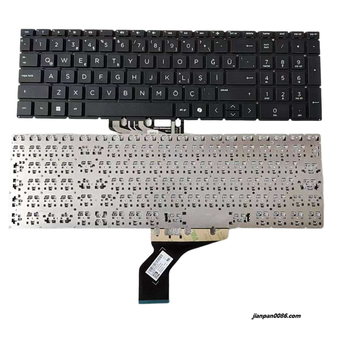 Picture of Original New Turkey Layout For HP Pavilion 15-DA 15-DB NoBacklit With AI Laptop Keyboard SG-7840-X8A SN1D70X10 PK132H72G19 S499
