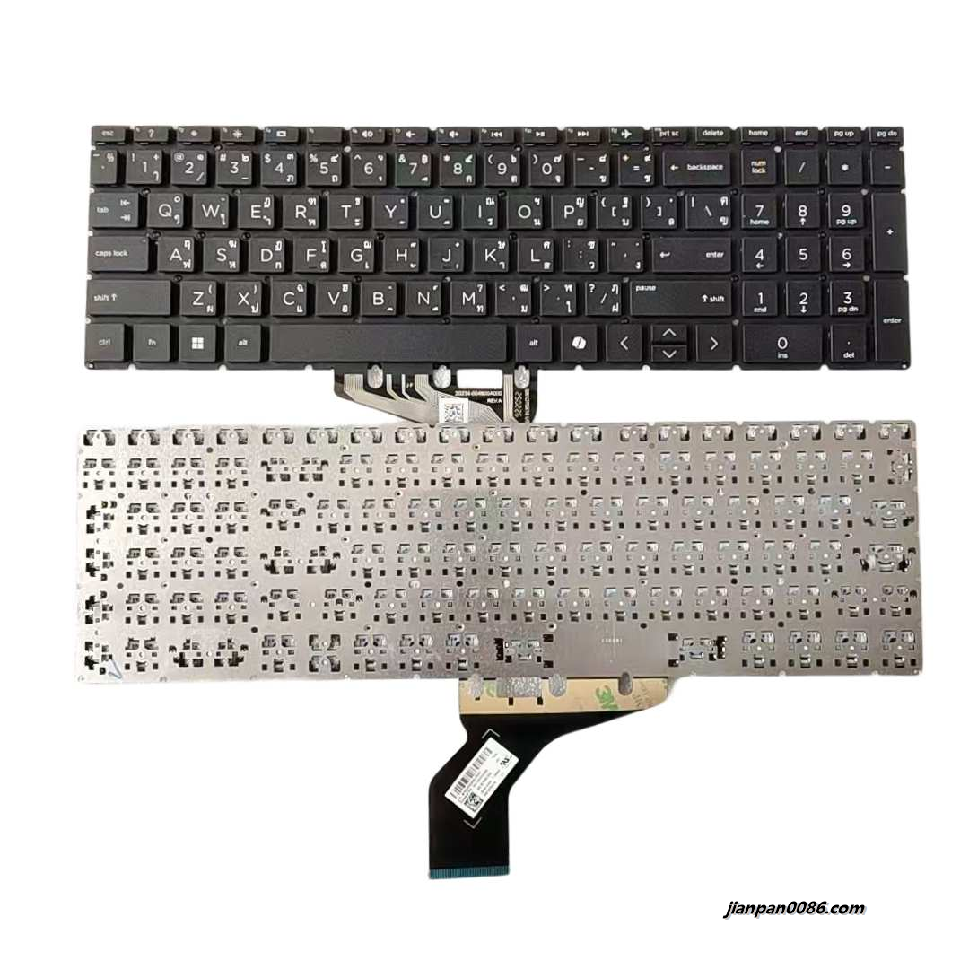 Picture of Oraginal New Thailand Language For HP Pavilion 15-DA 15-DB 15-DW Black With AI Laptop Keyboard SG-B7840-33A SN1D70X10 PK132H72G06 S501