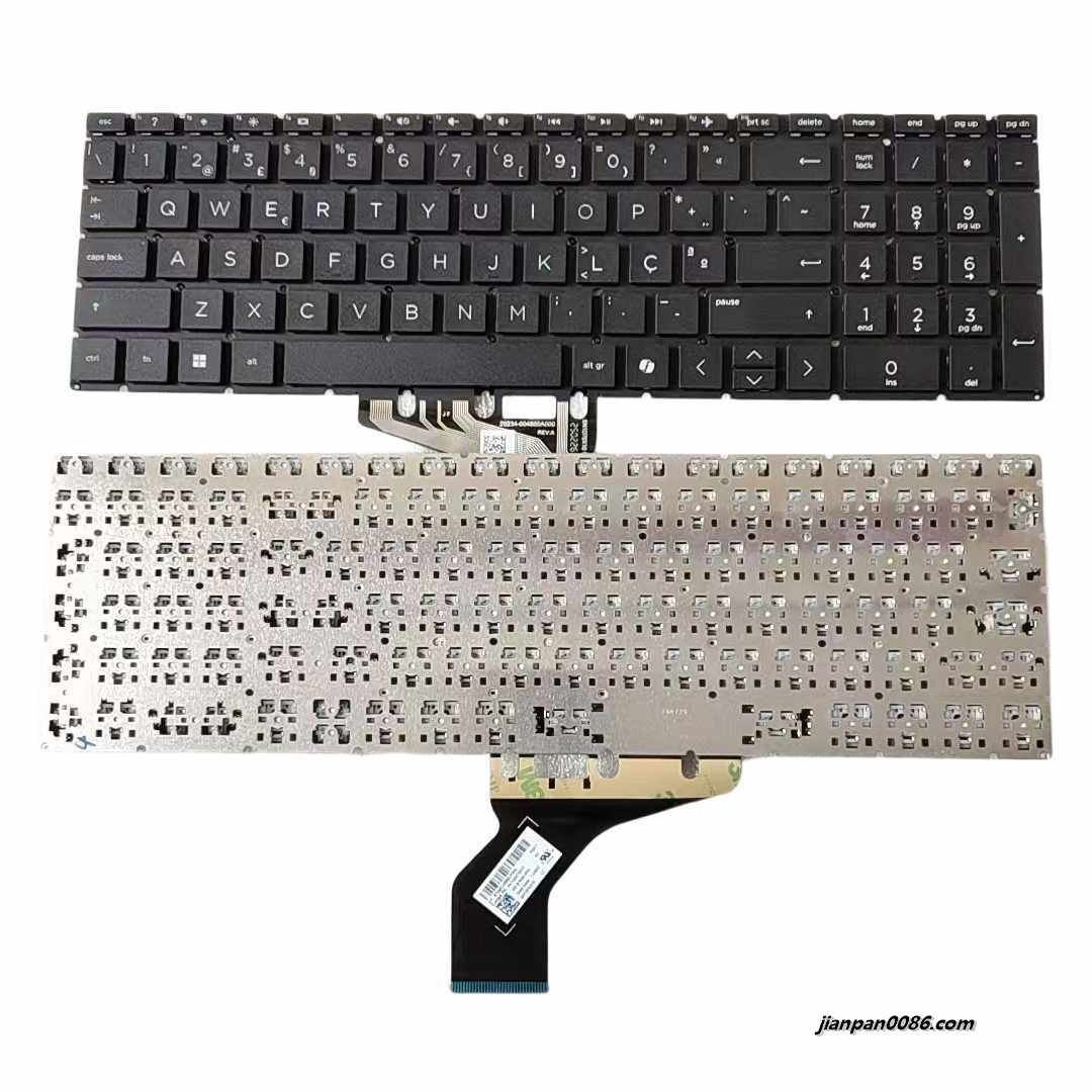 Picture of Original New Portugal Layout For HP Pavilion 15-DA 15-DB 15-DW Black With AI Laptop Keyboard SG-B7840-XPA  SN1D70X10 PK132H72G17 S504