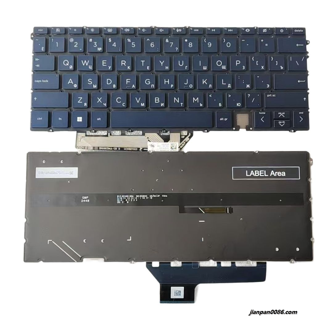 Picture of Original New Russian Language For HP 14-EF Blue Laptop Keyboard SG-B0700-XAA SN10SCB4H PK133OK1F05 S524
