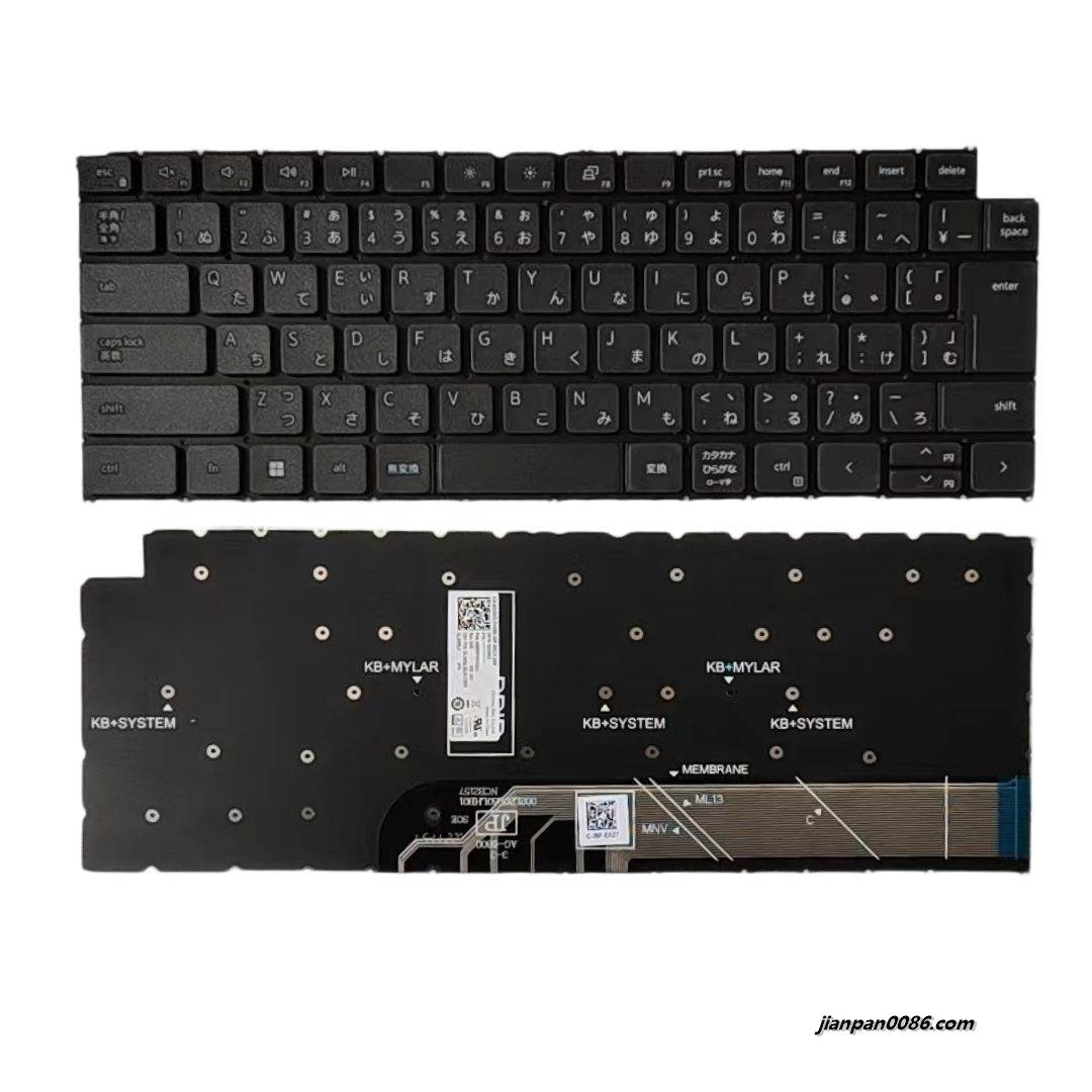 Picture of Original New Japanese Layout For DELL 3420 NoBacklit Black Laptop Keyboard DLM20L50J0-728W DP/N02V8K2 S551